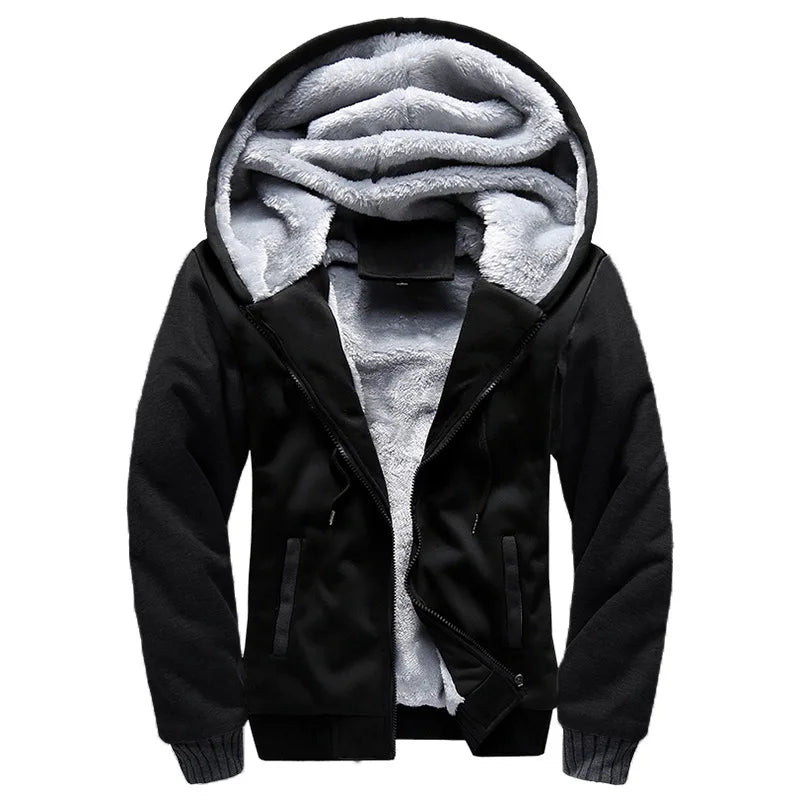 Men's Winter Jacket Camouflage Thicken Jackets Hooded Fleece Long Sleeve Down Jacket Man Casual Streetwear Men's Clothing