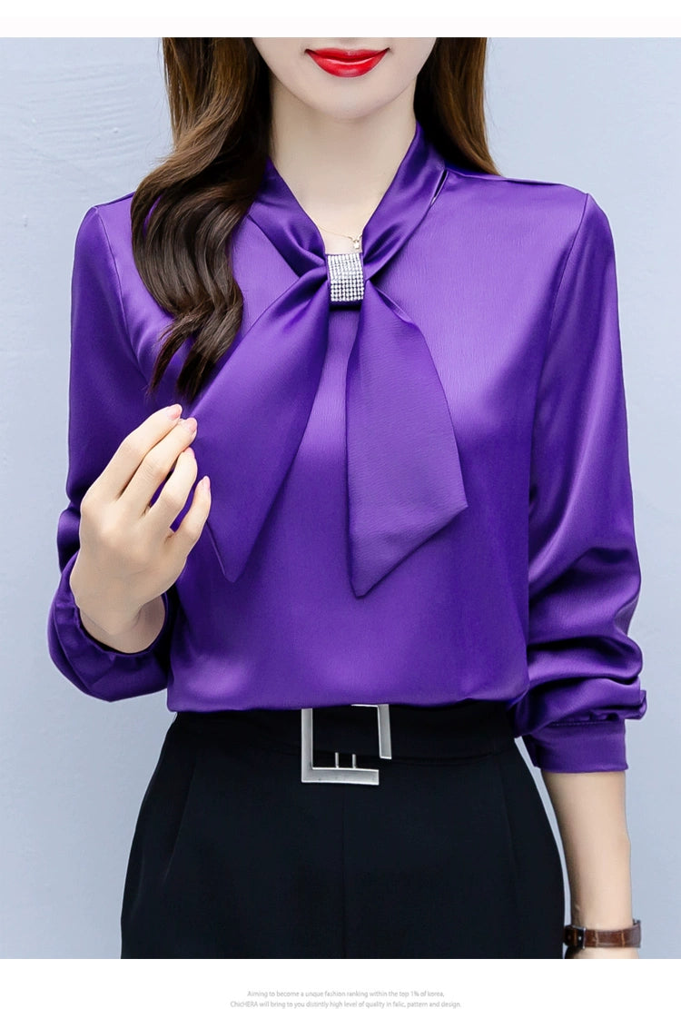 Blusas Mujer De Moda 2024 Long Sleeve Blouse Women