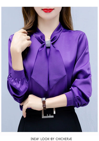 Blusas Mujer De Moda 2024 Long Sleeve Blouse Women