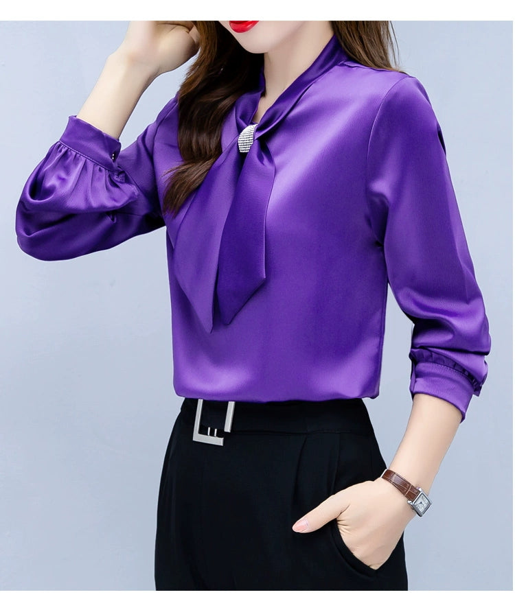 Blusas Mujer De Moda 2024 Long Sleeve Blouse Women