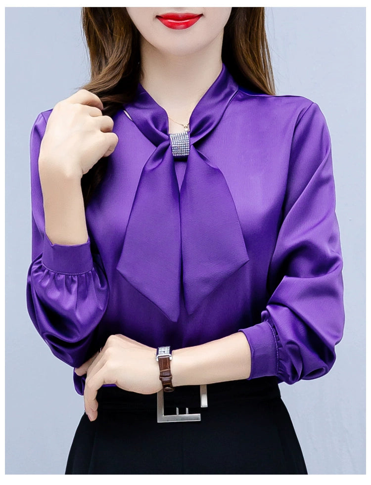 Blusas Mujer De Moda 2024 Long Sleeve Blouse Women