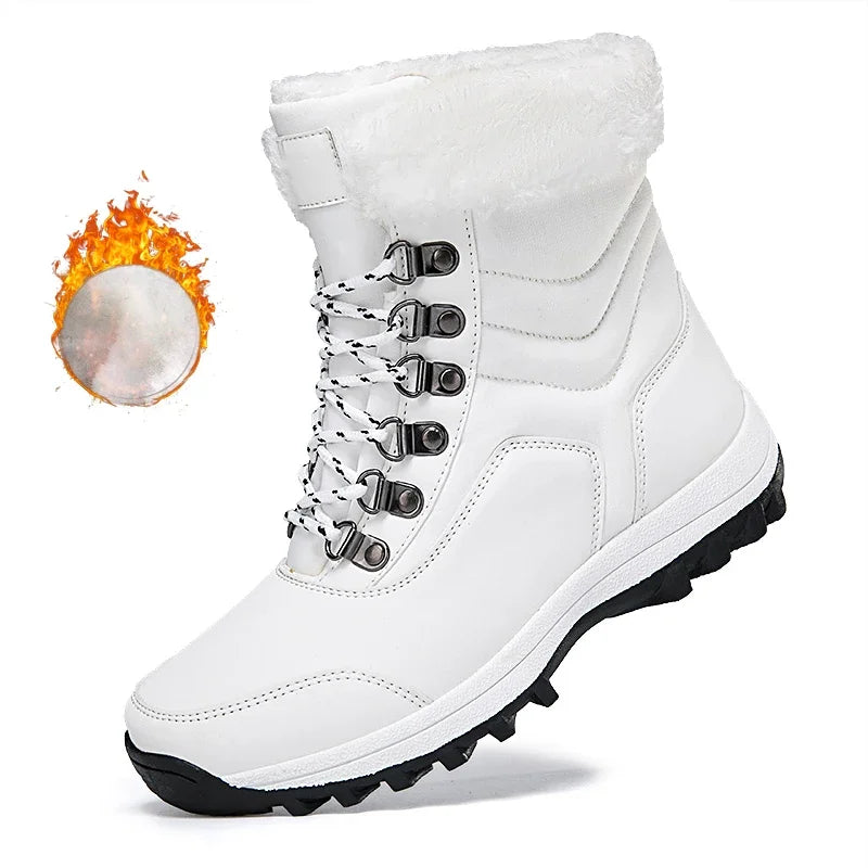 Winter Shoes Woman Warm Anti Slip Ankle Boots Plush Comfy Warm Outdoor Female Boots Women 2024 New Fur Platform Snow Boots