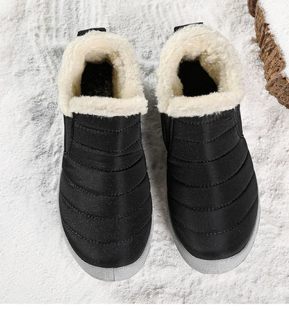 Men Boots Keep Warm Winter Shoes For Men Ankle Boots Fur Shoes.