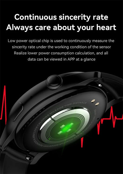 For Xiaomi New Smartwatch 1.43 Inch Full Screen Bluetooth Call Heart Rate Sleep Monitor Sports Models Smart Watch For Men Women