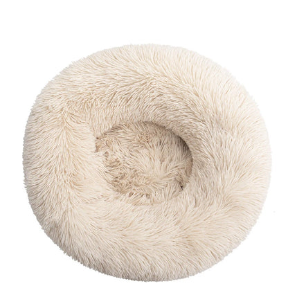 40-110cm Round Pet Bed for Large Dog Bed Super Soft Cat Bed Long Plush