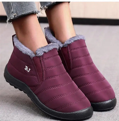 Boots Women Snow Fashion Women Shoes Slip On Platform New Boots Ladies Ankle Boots Waterproof Casual Botas Mujer Winter Shoes