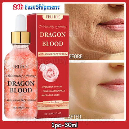 Dragon Blood Fast Wrinkle Remove Face Serum Placenta Royal Anti-Aging Firming Lifting Whitening Moisturizing Skin Care Cosmetics