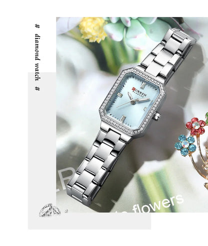 CURREN Elegant Quartz Ladies Wristwatch Top Brand Original Watch For Women