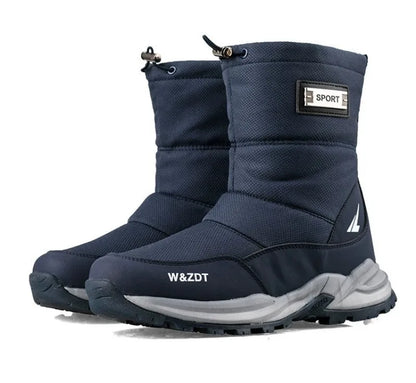 New Winter Men's Boots Fashion Outdoor Casual Platform Boot Plush Warm Snow Boots for Men