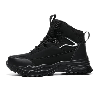 plush Ankle Boots Men Outdoor Casual Shoes Winter Men Shoes Male.