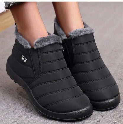 Boots Women Snow Fashion Women Shoes Slip On Platform New Boots Ladies Ankle Boots Waterproof Casual Botas Mujer Winter Shoes