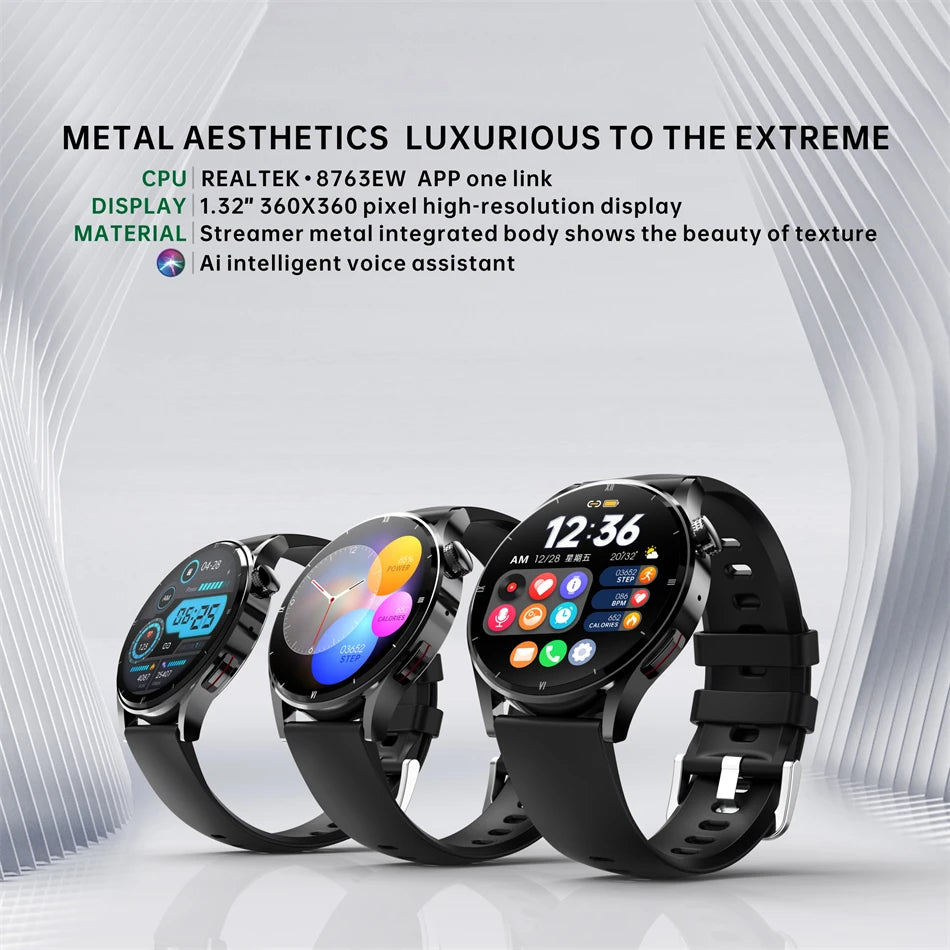 LIGE New Bluetooth Call Smart Watch Women Physical Health Watches Men Body Temperature Infrared Blood Oxygen Monitor Smartwatch