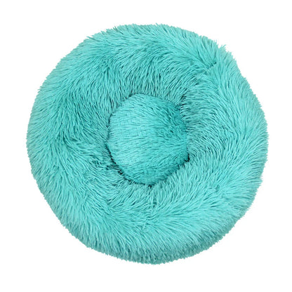 40-110cm Round Pet Bed for Large Dog Bed Super Soft Cat Bed Long Plush