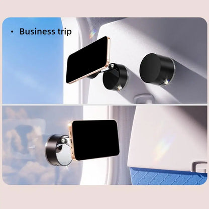 Vacuum Adsorption Magnetic Suction Cup Phone Mount Double Sided Hands-Free Magnetic Cell Phone Holder