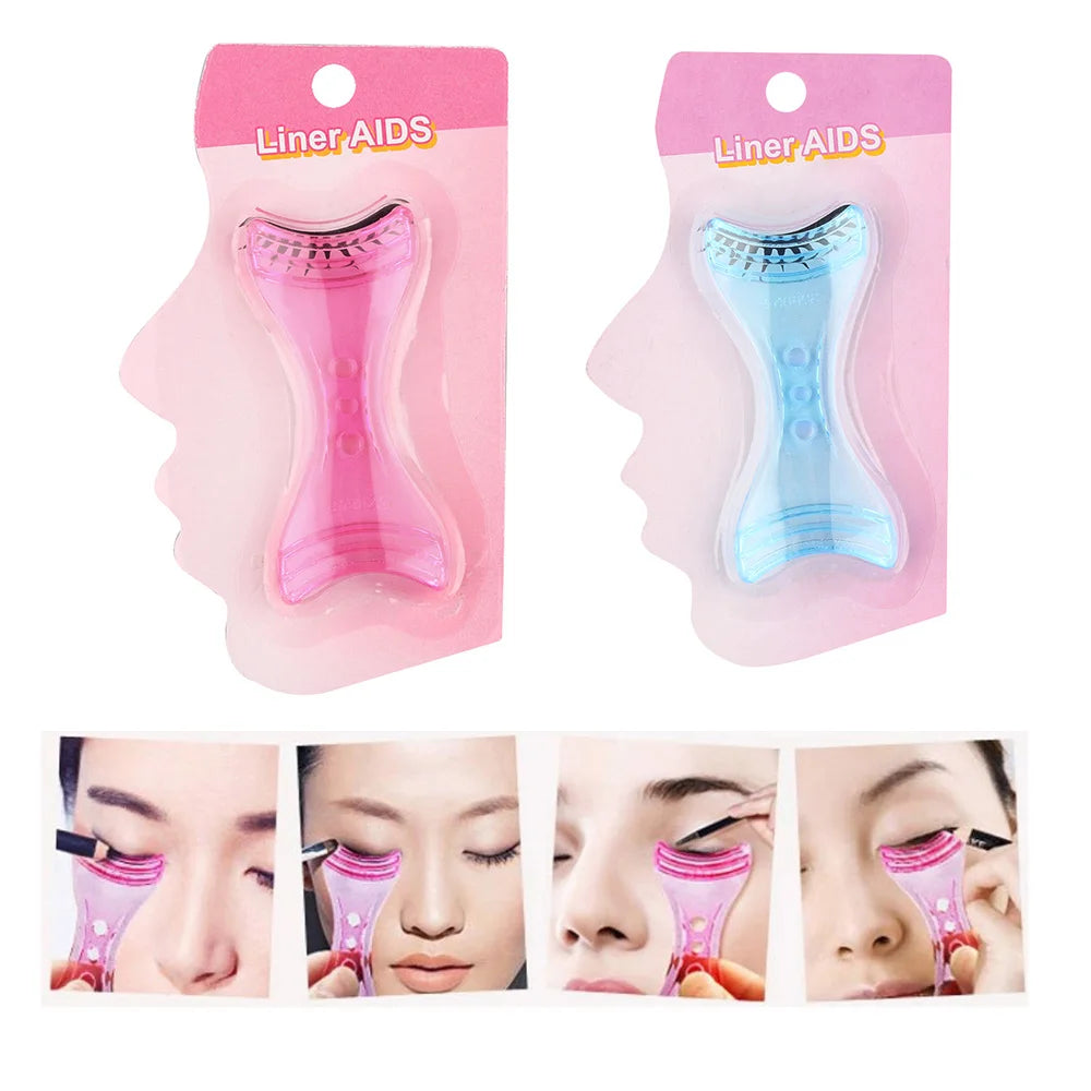 Eye Makeup Aid Professional Eyeliner Template Mascara Baffle Eyeliner Tool Eyebrow Eyeliner Shaper Assistant Beauty Tool