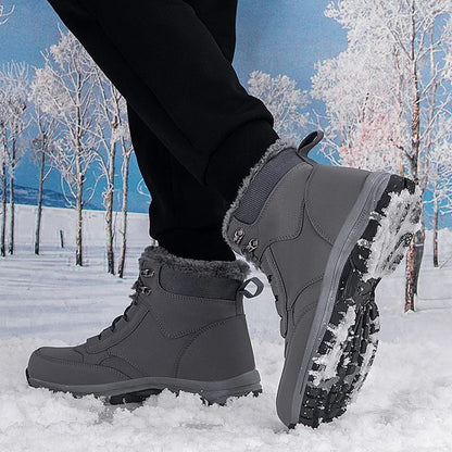 Men's Winter Snow Boots woman's Waterproof sneakers Super Warm.