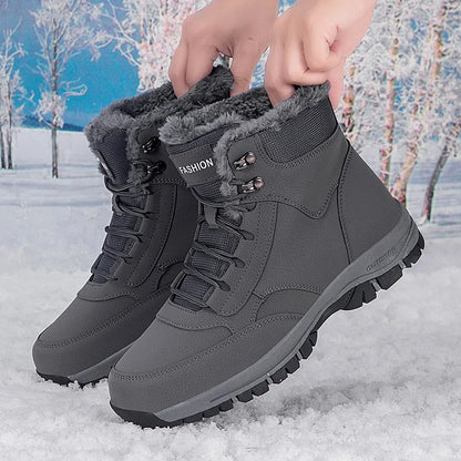 Men's Winter Snow Boots woman's Waterproof sneakers Super Warm.