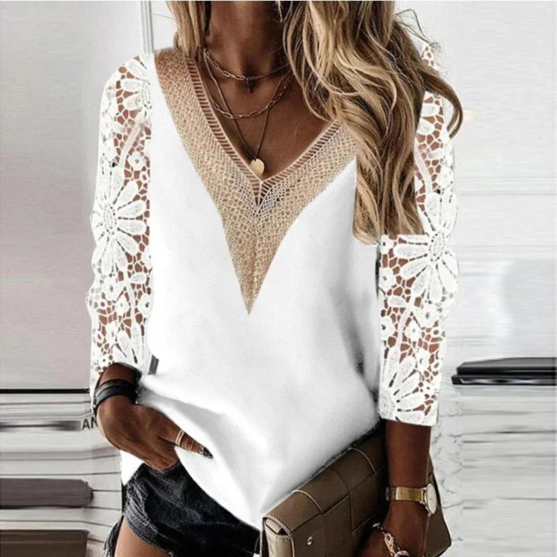 Women Chiffon Blouses 2025 Casual Stand Collar