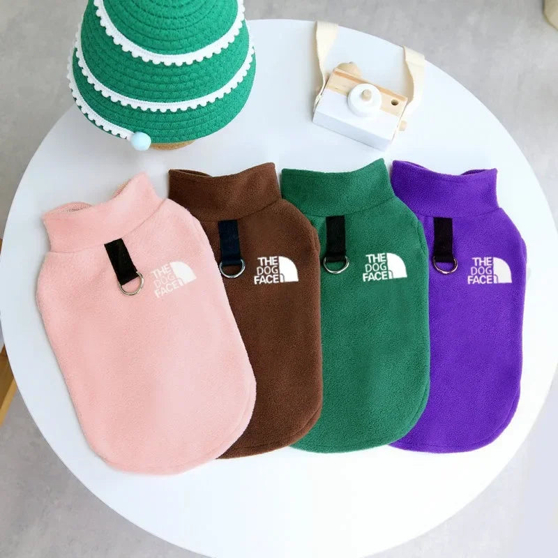 Pet Dog Clothes Autumn Winter Coat Fleece Warm Sweater Vest For Small.