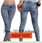 Hot Sexy Women Jean Skinny Jeggings Pants high waist leggings female print ankle-length Slim Legging Fitness Plus Size