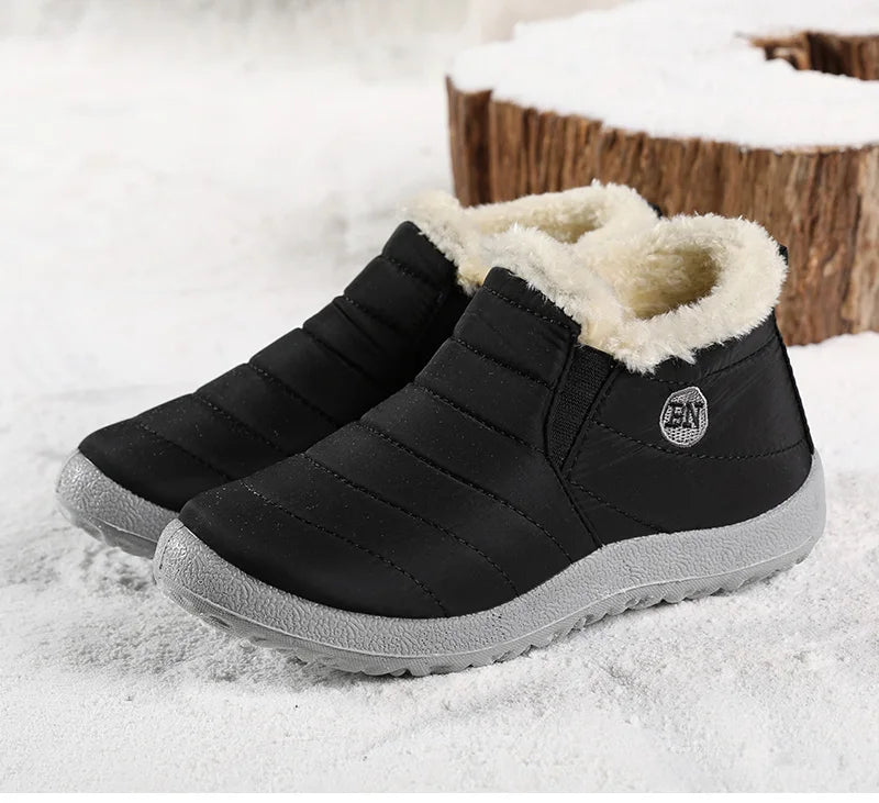 Women's Boots Warm Fur Winter Boots For Women Waterproof Snow Boots Ankle Botas Mujer 2023 Winter Shoes Women Winter Footwear