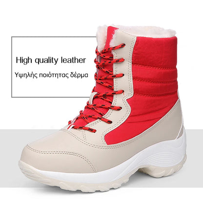 Snow Boots Women New Ladies Shoes Platform Shoes Woman Flat Keep Warm Boots Ladies Casual Plush Botas Mujer Winter Shoes Women