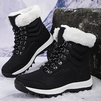 Winter Shoes Woman Warm Anti Slip Ankle Boots Plush Comfy Warm Outdoor Female Boots Women 2024 New Fur Platform Snow Boots