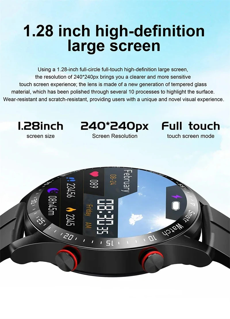 Xiaomi ECG+PPG Bluetooth Call Smart Watch Men Laser Health Blood Pressure Fitnes Sports Watches Sports Waterproof Smartwatch+Box