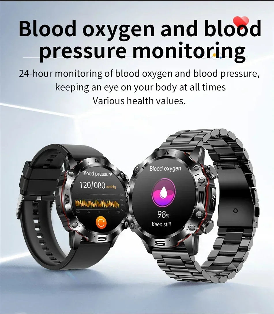 2024 New Smart Watch Men Blood Lipids Uric Acid Health ECG+PPG Fitness Tracker Clock HD Bluetooth Call Sport Altitude Smartwatch