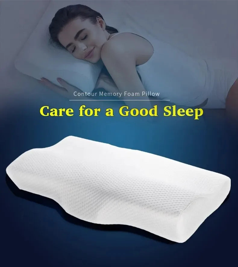 1 pc Memory Foam Bed Orthopedic Pillow Neck Protection Slow Rebound