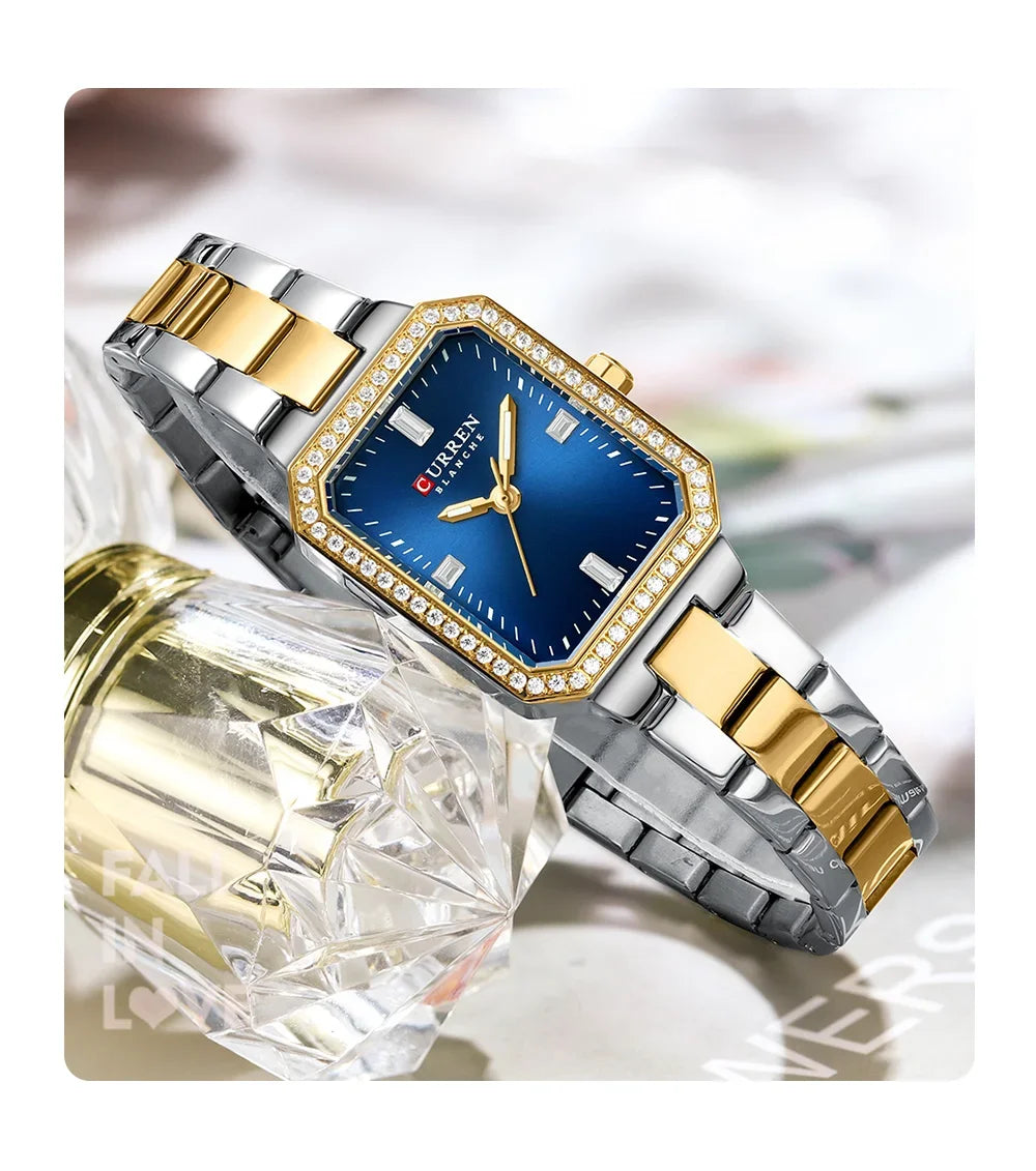 CURREN Elegant Quartz Ladies Wristwatch Top Brand Original Watch For Women