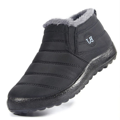 Men Boots Couple Winter Shoes Men Warm Fur Ankle Boots Winter Botas Para Hombre.