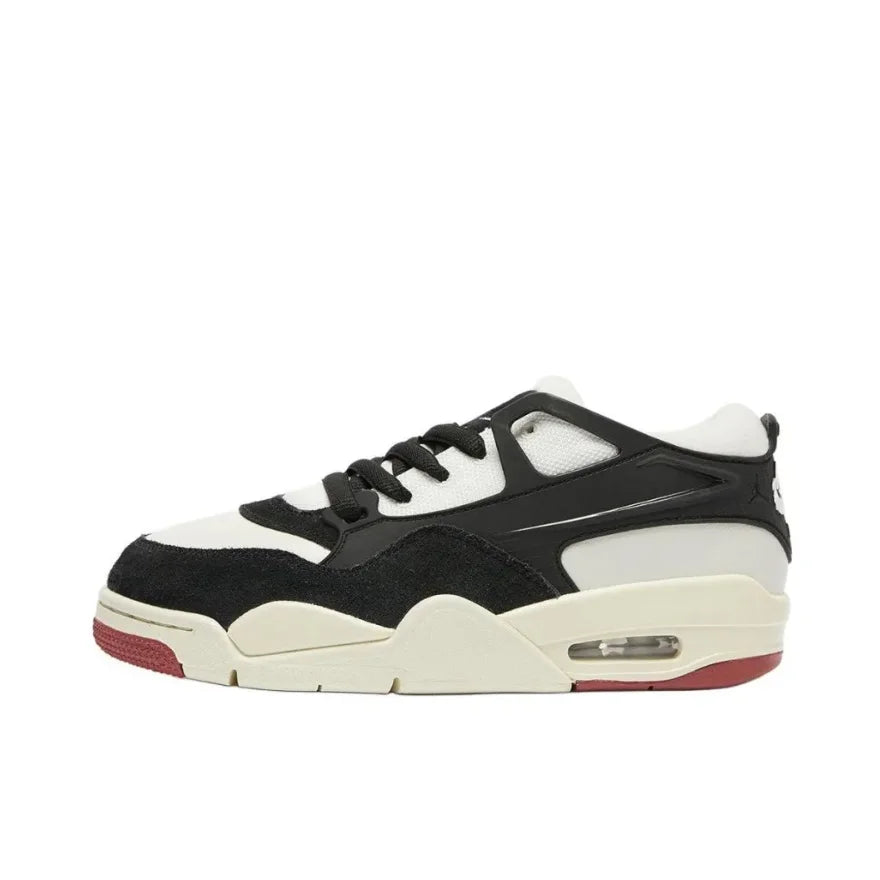 Nike Jordan Air Jordan 4 RM Genuine non-slip wear-resistant fashion men's low-top retro casual basketball shoes black