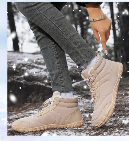 2024 New Men's And Women's Widened Waterproof Winter Boots Outdoor Warm Sports Shoes Five-toed Anti-collision Plush Snow Boots