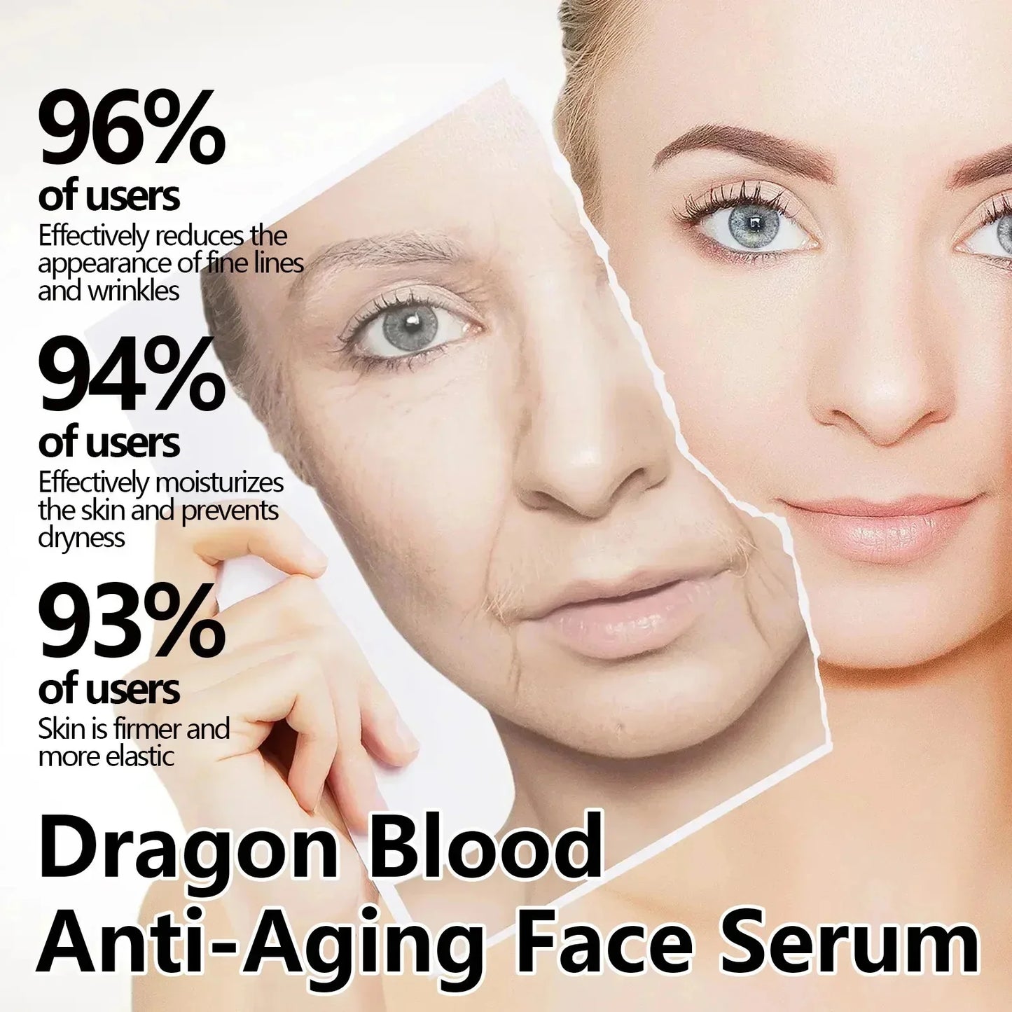 Dragon Blood Fast Wrinkle Remove Face Serum Placenta Royal Anti-Aging Firming Lifting Whitening Moisturizing Skin Care Cosmetics