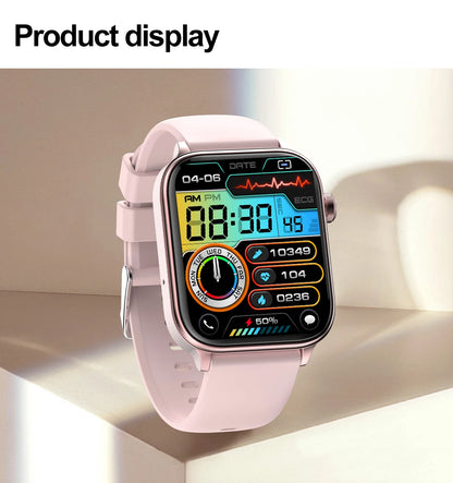 2024 New Medical Grade Smart Watch Women Blood Lipid Uric Acid Monitor Bluetooth Call SOS Watches Sport Health Smartwatch Men