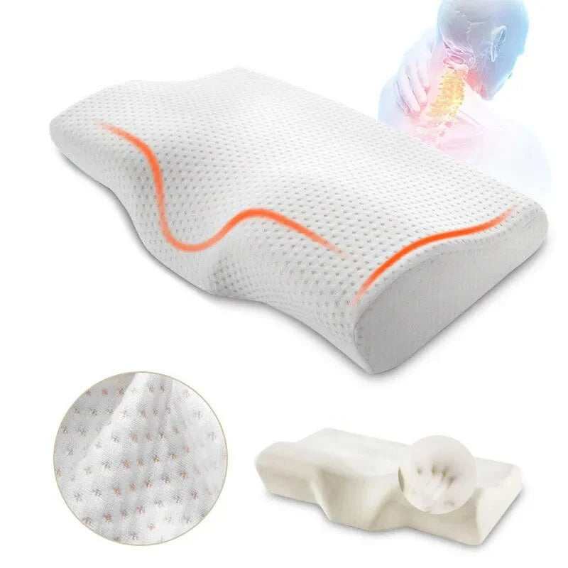 1 pc Memory Foam Bed Orthopedic Pillow Neck Protection Slow Rebound