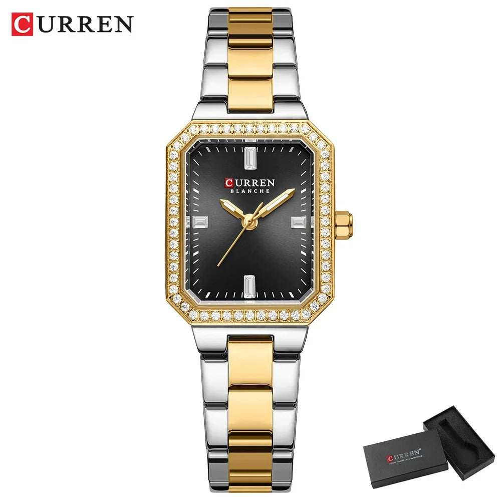 CURREN Elegant Quartz Ladies Wristwatch Top Brand Original Watch For Women