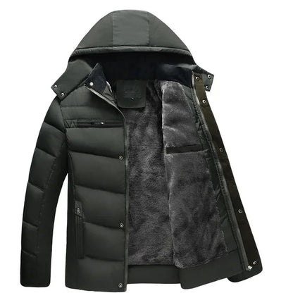 2024 Winter High Quality Warm Men's Heating Winter Cotton Mens Coat Thick Men Clothing Jacket for Men New Fashion Jacket