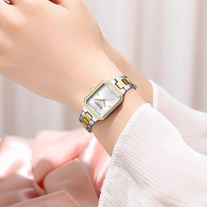 CURREN Elegant Quartz Ladies Wristwatch Top Brand Original Watch For Women