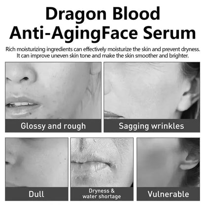 Dragon Blood Fast Wrinkle Remove Face Serum Placenta Royal Anti-Aging Firming Lifting Whitening Moisturizing Skin Care Cosmetics