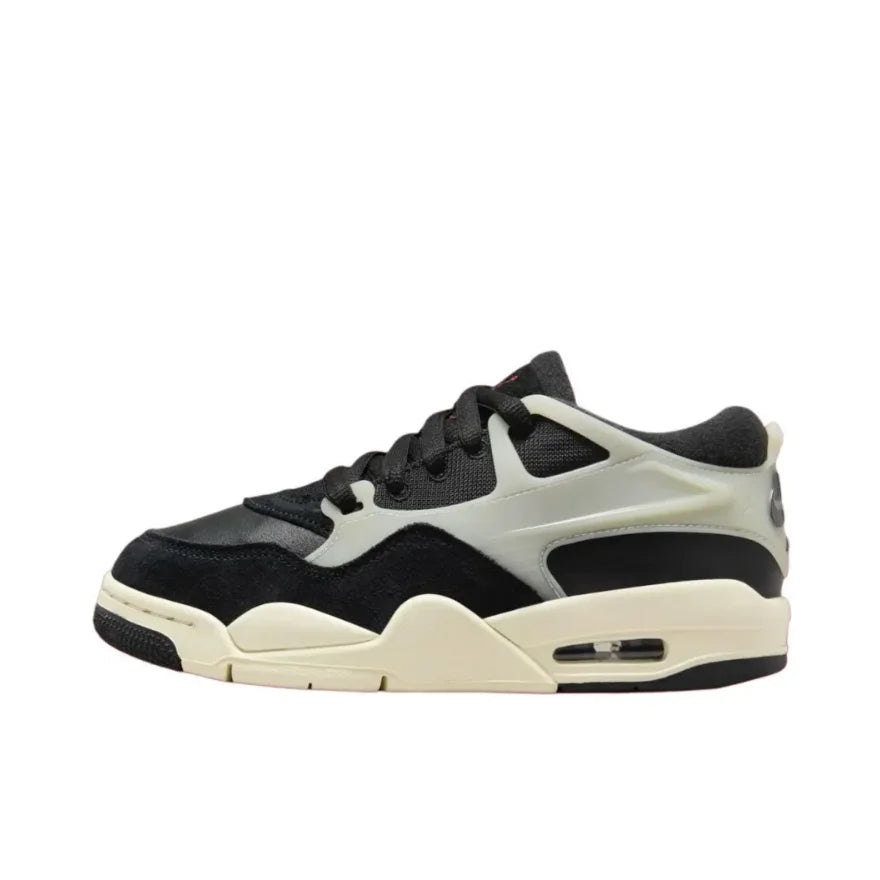 Nike Jordan Air Jordan 4 RM Genuine non-slip wear-resistant fashion men's low-top retro casual basketball shoes black