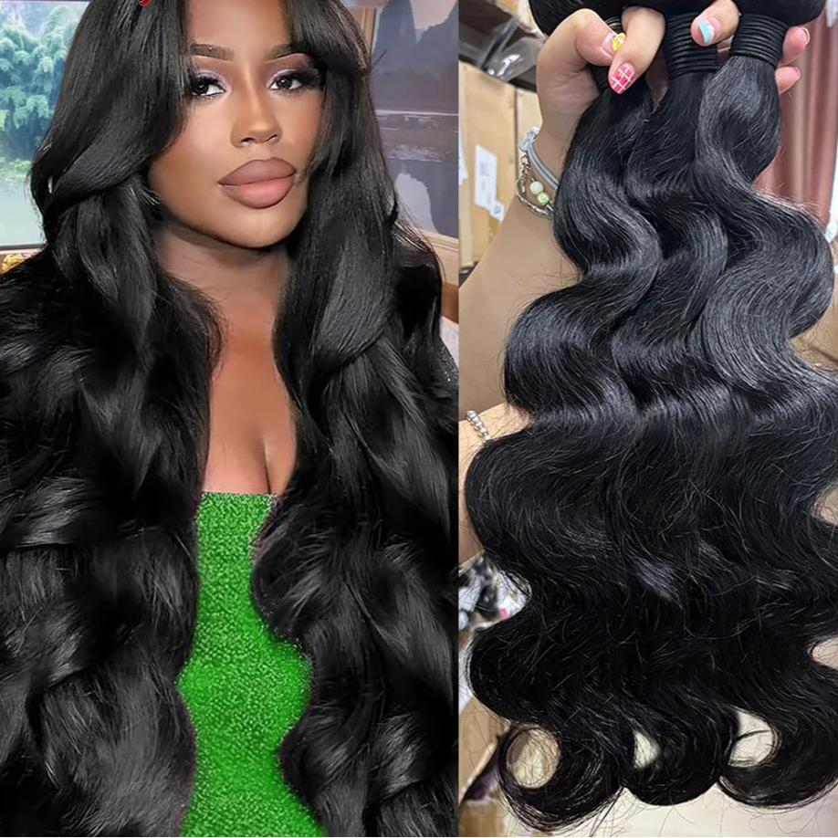 24 26 28 Inch Body Wave Bundles Human Hair 12A Brazilian Hair Weave Human Hair Extensions 100% Human Hair For Women Top Quality