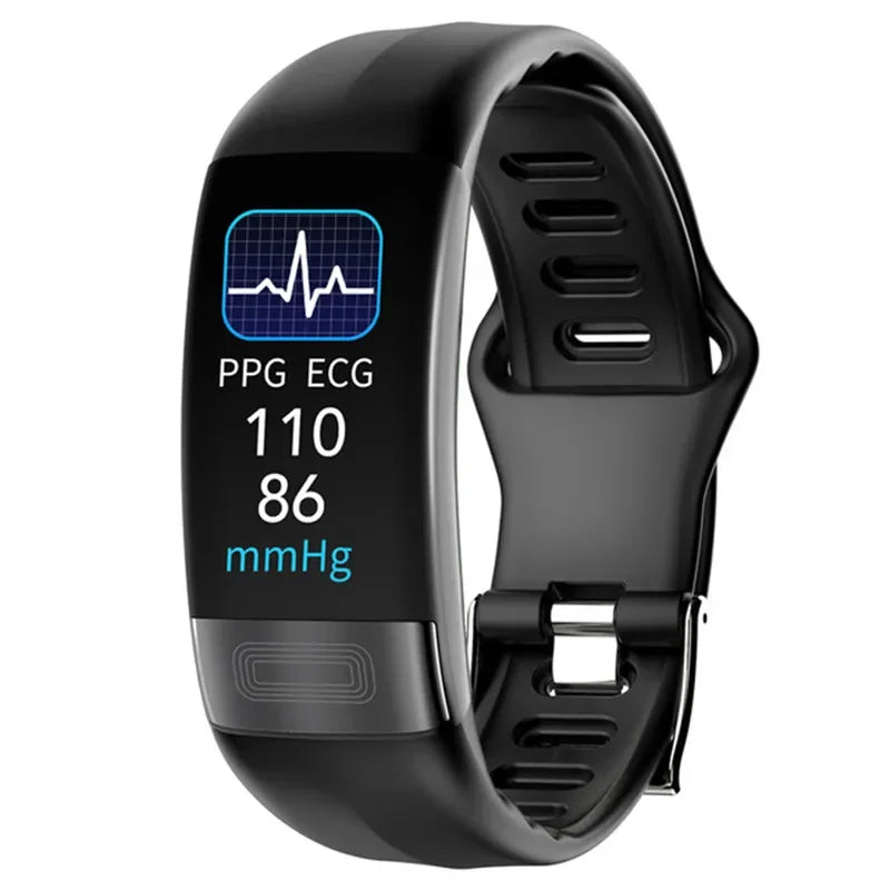 Ekg Ppg Spo2 Smart Health Bracelet Watch Healthiness Ecc Fitness Activity Tracker Blood Pressure Measuring Smart Watches