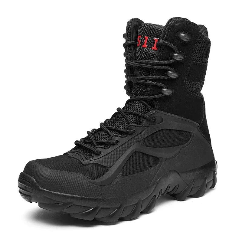 Men Tactical Boots Autumn Special Forces Field Man Boot Lightweight Outdoor Non-Slip Men Shoes Zapatillas Hombre