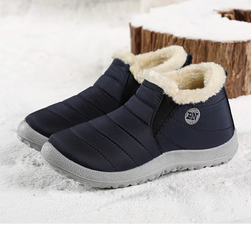 Women's Boots Warm Fur Winter Boots For Women Waterproof Snow Boots Ankle Botas Mujer 2023 Winter Shoes Women Winter Footwear