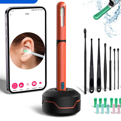 Ear Cleaner with camera Set Ear Sticks Otoscope USB C Charging Endoscope Wax Removal Tool Earpick MIni Camera Ear Cleaning Set