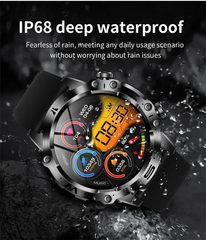 2024 New Smart Watch Men Blood Lipids Uric Acid Health ECG+PPG Fitness Tracker Clock HD Bluetooth Call Sport Altitude Smartwatch