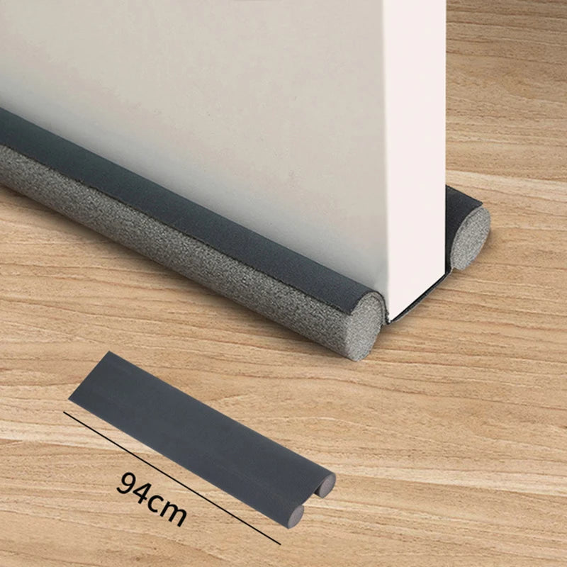 2/1PC Flexible Under Door Draft Stopper Door Bottom Seal Strip Weather Strip Thicker.