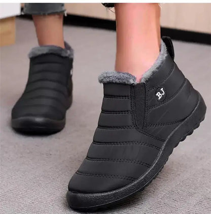 Boots Women Snow Fashion Women Shoes Slip On Platform New Boots Ladies Ankle Boots Waterproof Casual Botas Mujer Winter Shoes